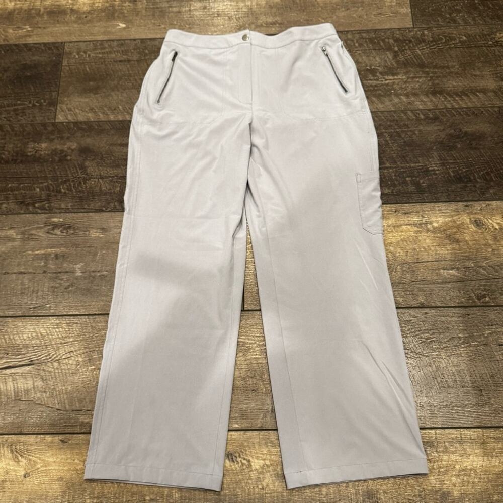 Zenergy by Chico’s Light Gray Performance Pants – Size 2 (L/12–14)